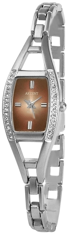 Akzent Damenuhr mit Metallarmband SS8227000002