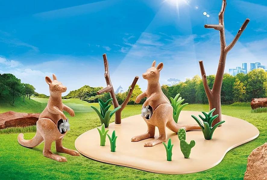 PLAYMOBIL 9873 Känguru-Set Tierpark Zoo