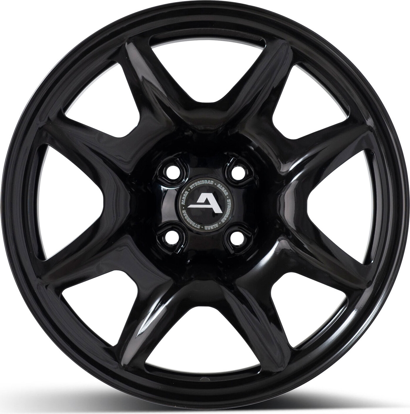 4x ALCAR HYBRIDRAD 04 black 6x16 ET32 4x100 200100B kompatibel mit Dacia DOKKER DOKKER Stepway LODGY LODGY Stepway LOGAN I LOGAN I MCV LOGAN II LOGAN II MCV LOGAN II MCV Stepway SANDERO I SANDERO II SANDERO STEPWAY I SANDERO STEPWAY II 4-200100B