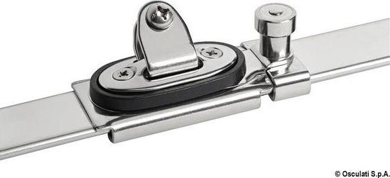 Osculati Gleiwagen m. U-Befestigunglasche AISI316 , 1 Stück 46.673.03