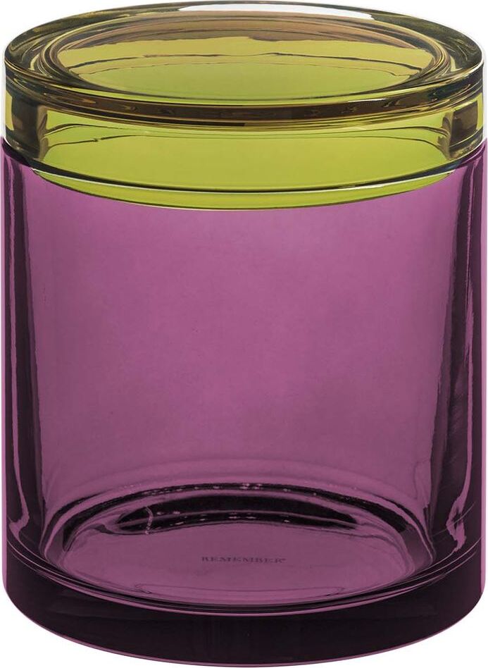 Remember Glasdosen mit Deckel in Kontrastfarbe GD04