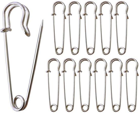 OEM Sicherheitsnadeln 30 - Grosse Sicherheitsnadeln - Kilt-Sicherheitsnadeln - Für Kilt, Decken, Strickarbeiten, Basteln - Silber 2026
