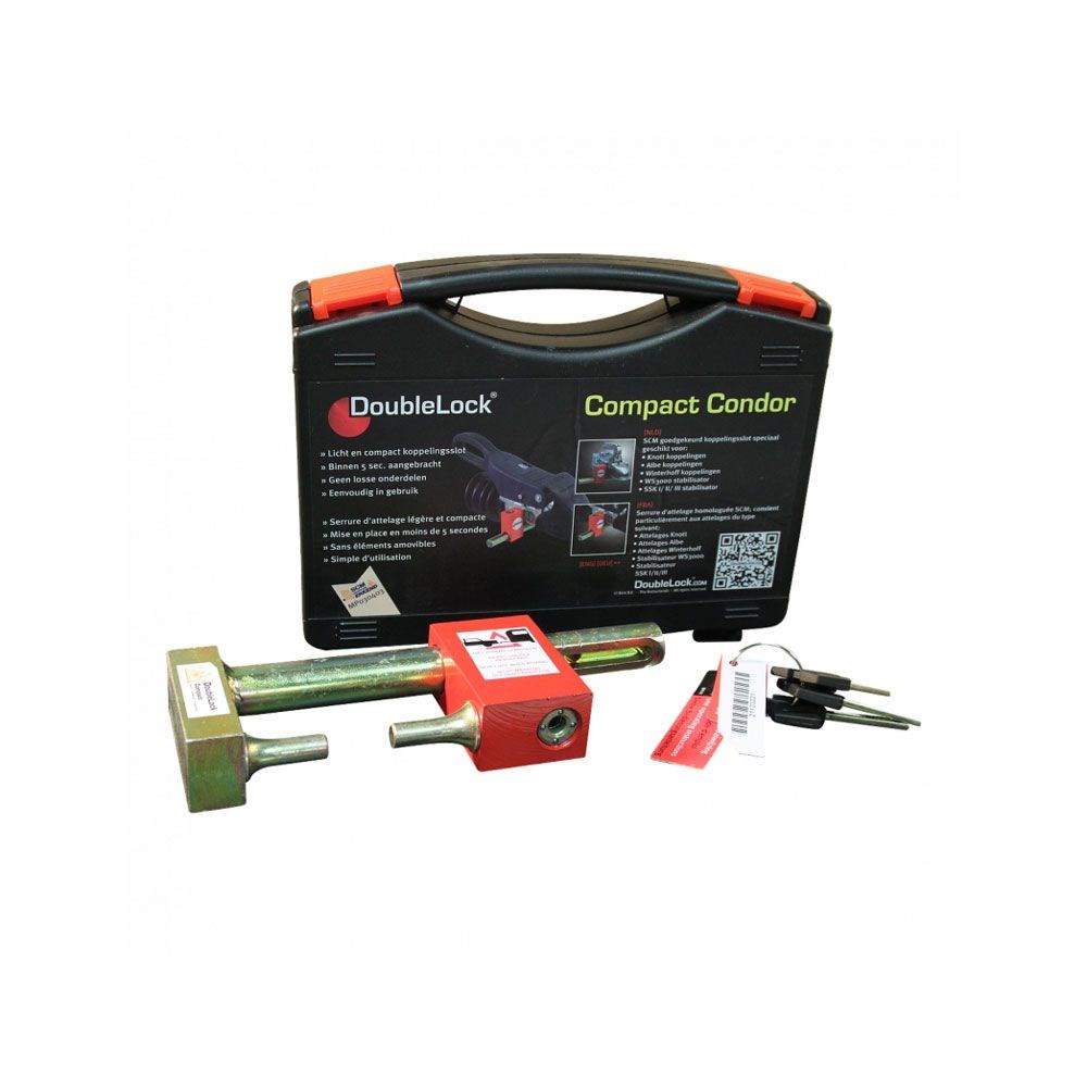 Bick B.V. Festes Schloss SCM Double-Lock Ungebremste und gebremste Anhänger CompactCondor 877.000.270.901