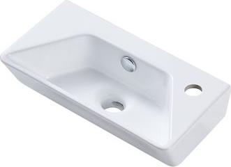 Primaster Gästewaschbecken 40,5 cm Arta weiß Keramik 0782023099