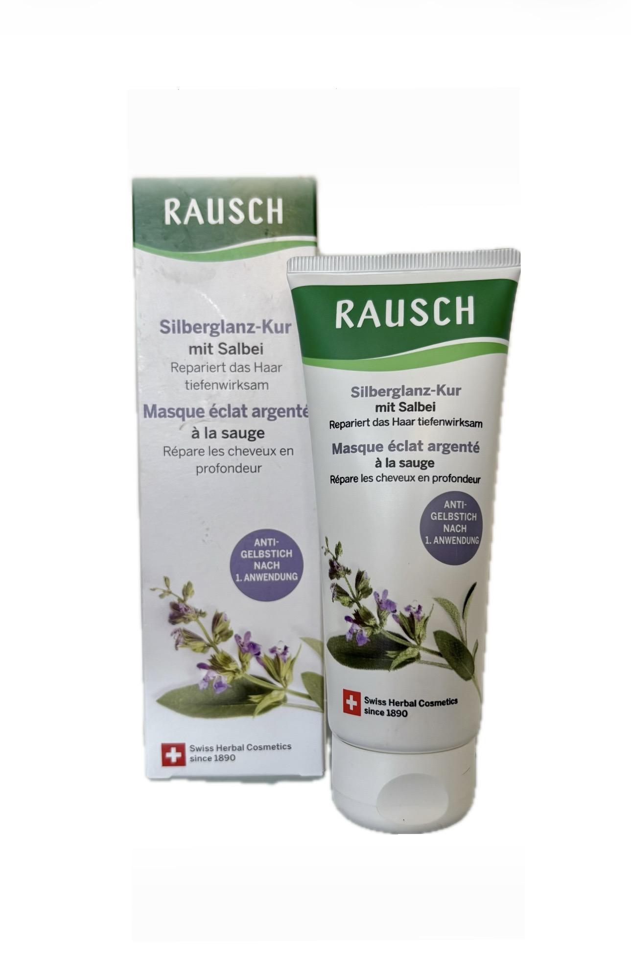 RAUSCH Salbei Silberglanz-Kur 100ml, 100 ml, Frauen, Blond, Gefärbtes Haar, Graues Haar, Blond, Grau, Silber, Schutz vor Vergilbung, Farbkorrektur, Salbei 13413