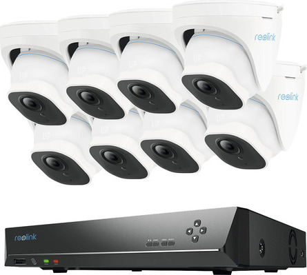 Bezpečnostný kamerový set Reolink RLK16-800D8 8x RLC-820A 4K+ 1x NVR videorekordér 3TB HDD