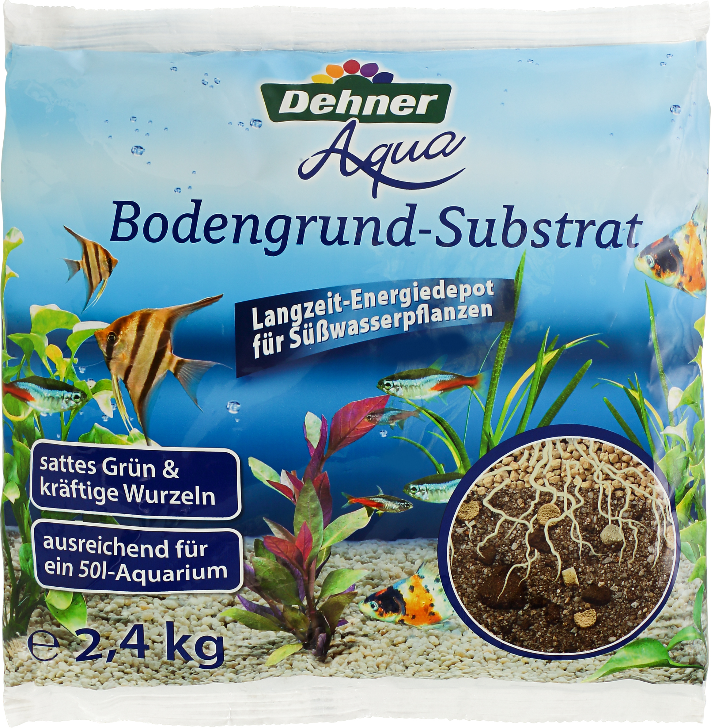 Dehner Aqua Bodengrund-Substrat, Körnung 2