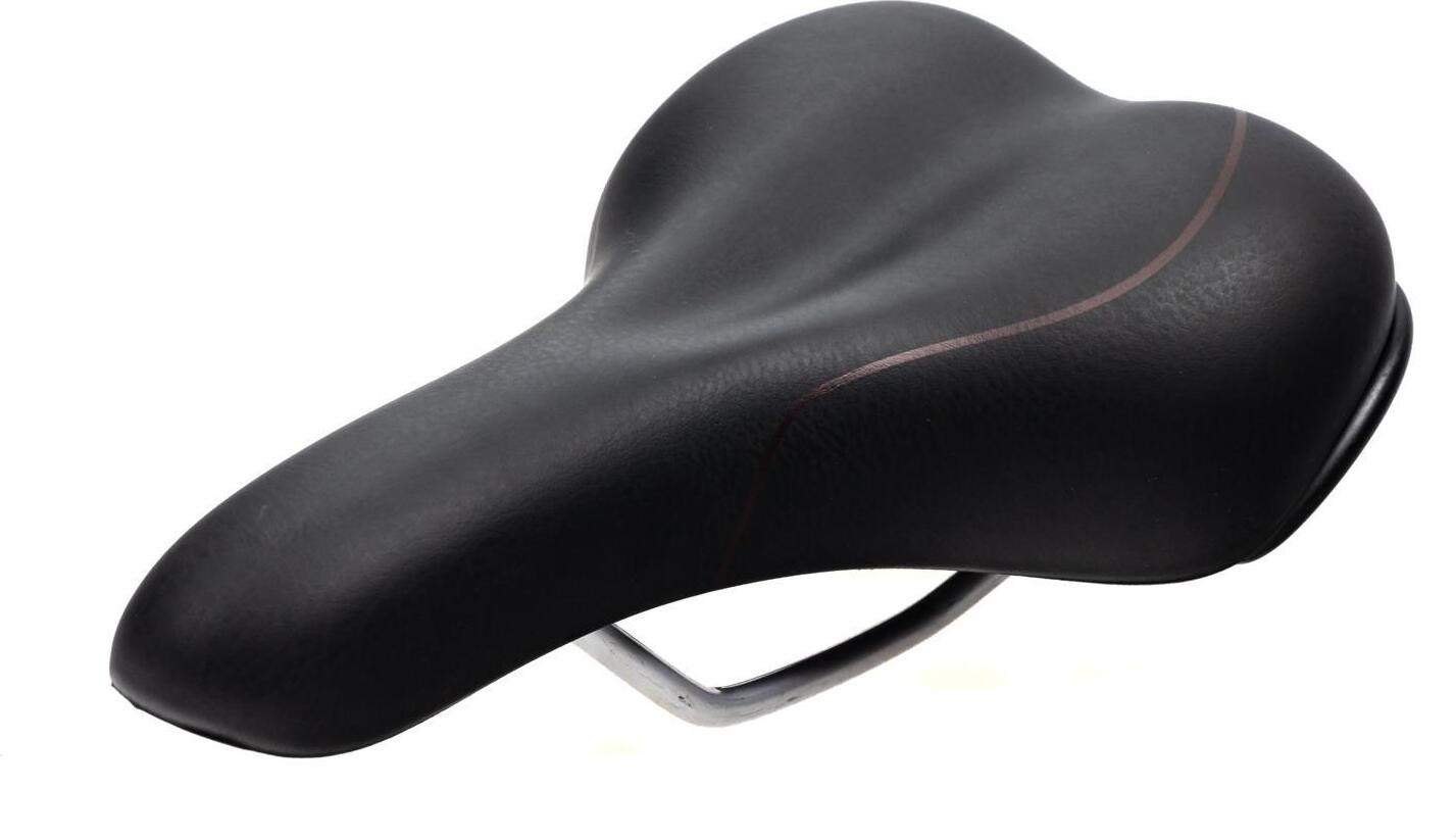 SELLE ROYAL Freeway Herren Sattel Fahrrad Bike saddle Schwarz mit braunen Streifen ohne Emblem