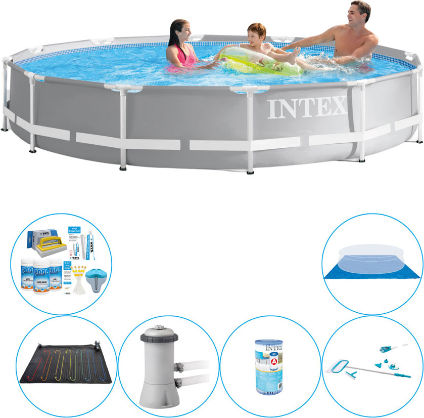 Intex Prism Frame Rund 366x76 cm - 7 dielny - Súprava bazénov