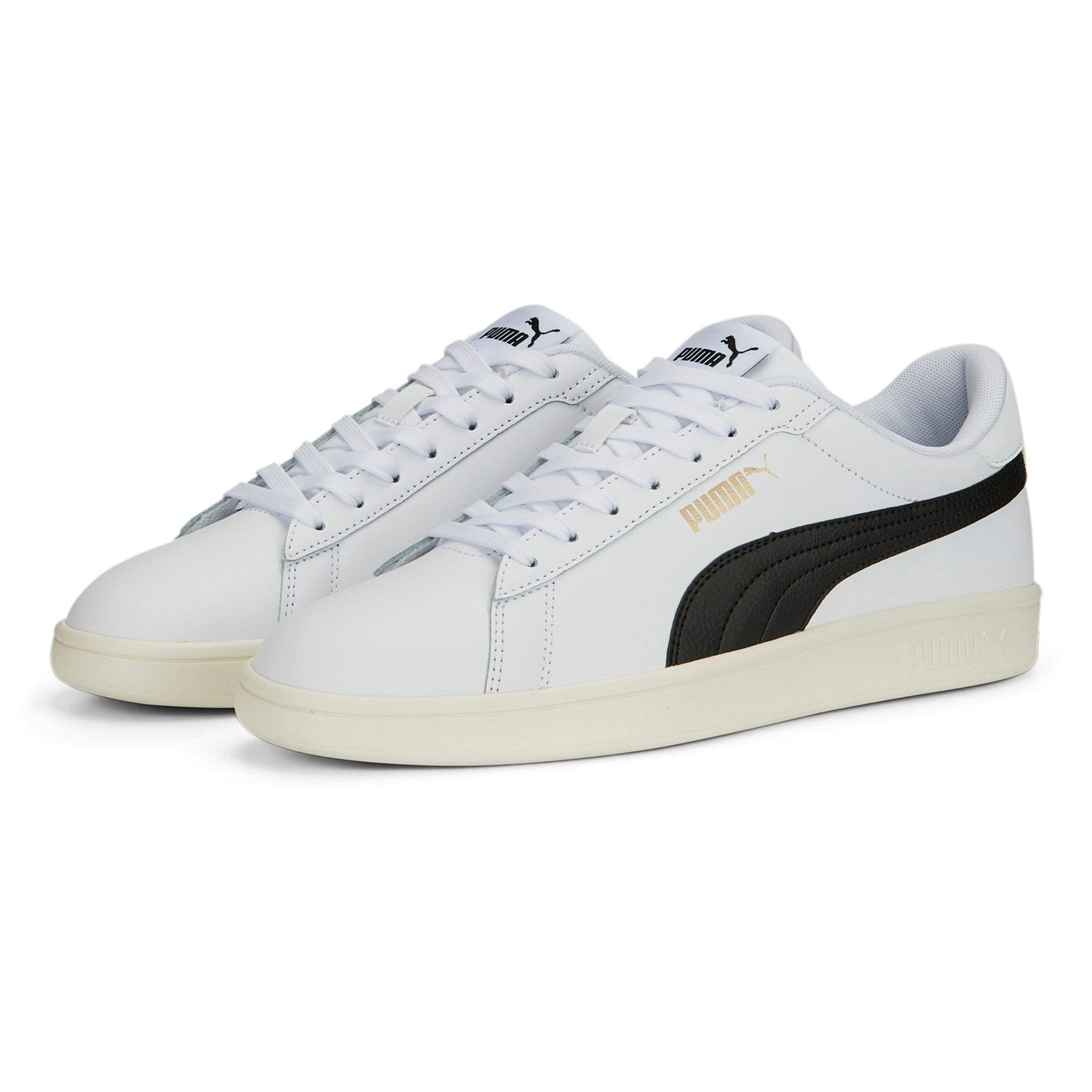 Puma Puma Smash 3.0 L - puma white-puma black-puma gol, Größe:5.5