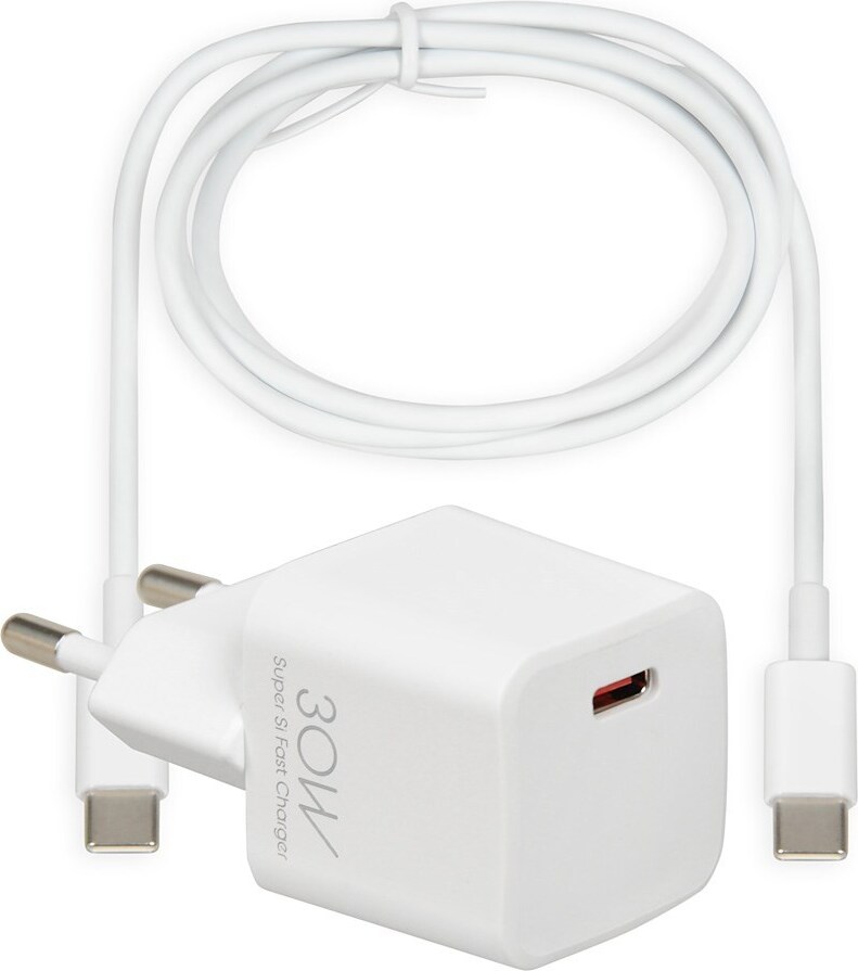 Cestovná nabíjačka I-BOX C-38 PD30W, biela