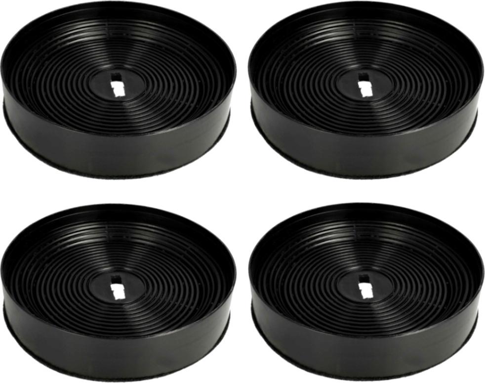 4x Trade-Shop Aktivkohlefilter kompatibel mit Gorenje DTK 600 W, DTK 900 W, DV 6455 X, DVG 600 AX, DVG 600 E, DVG 600 GE, DVG 600 ZBE, DVG 600 ZE 182836111