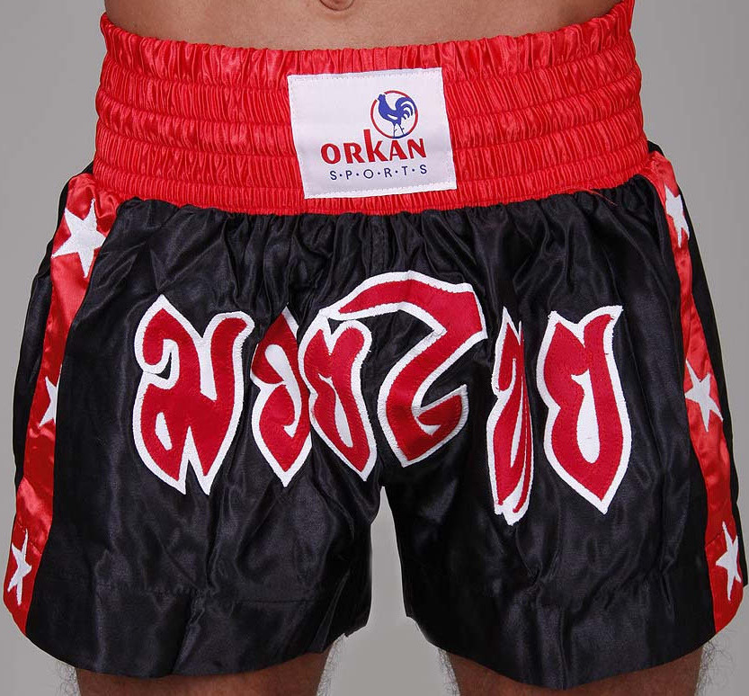 Orkansports Orkan Thai-Box Shorts schwarz/rot XL 112000204