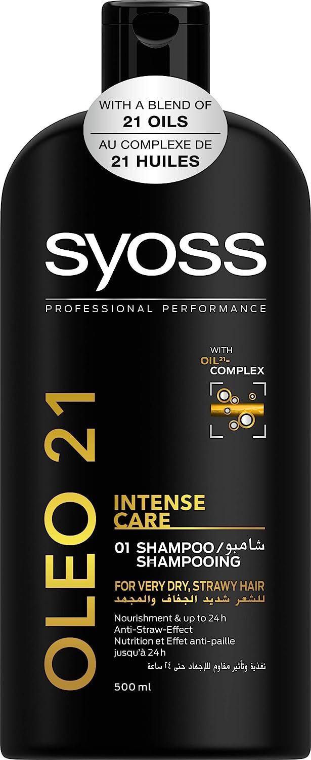 Syoss Oleo Care Shampoo vyživujúci šampón pre všetky typy vlasov 500 ml