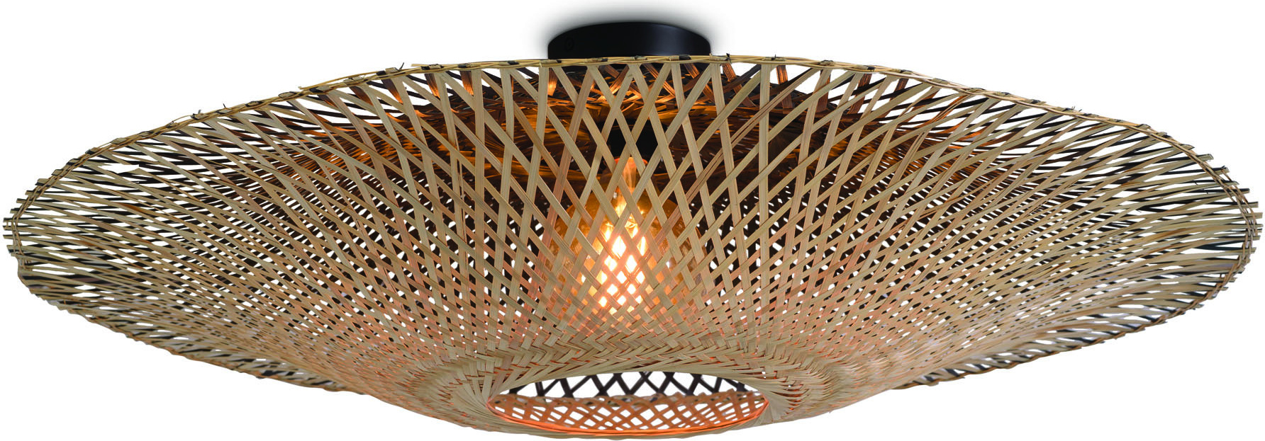 GOOD&MOJO - Deckenleuchte Kalimantan - Bambus - Ø87cm KALIMANTAN/C20/BN