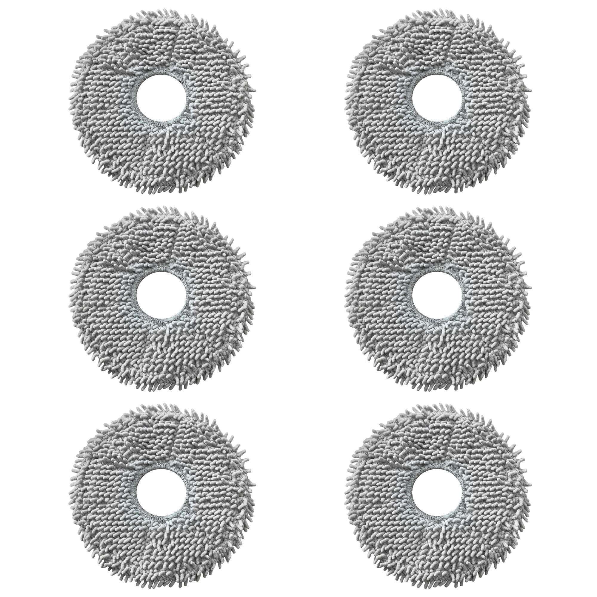 Phonillico Reinigungstuch für Roborock Qrevo/Qrevo S/Qrevo Pro/Qrevo MaxV/Qrevo Master/Qrevo Plus/Qrevo Curv/Qrevo Edge/QR/Saros 10R/Z70 [6er-Pack] Wiederverwend prod10550