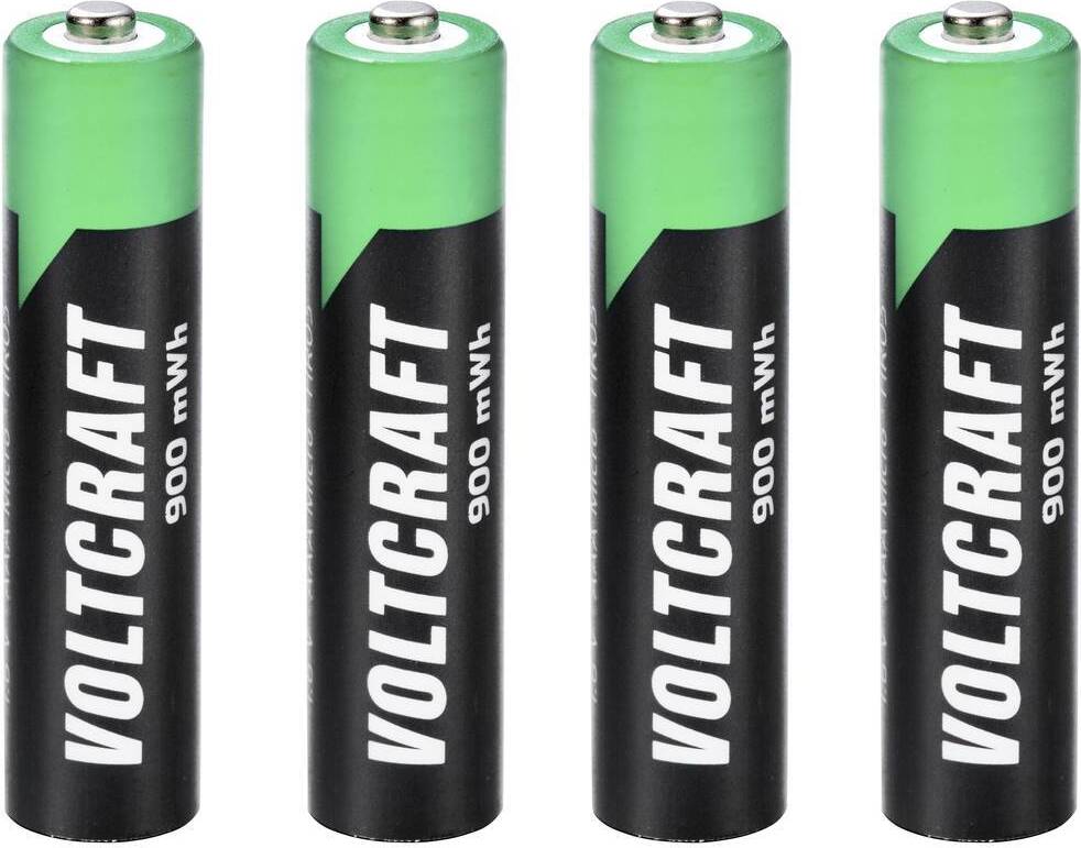VOLTCRAFT HR03 Micro (AAA)-Akku NiZn 900 mWh/550 mAh 1.6 V 4 St.