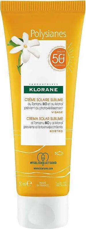 Klorane Polysianes Sublime Gesichts-Sonnencreme Spf50 50 ml