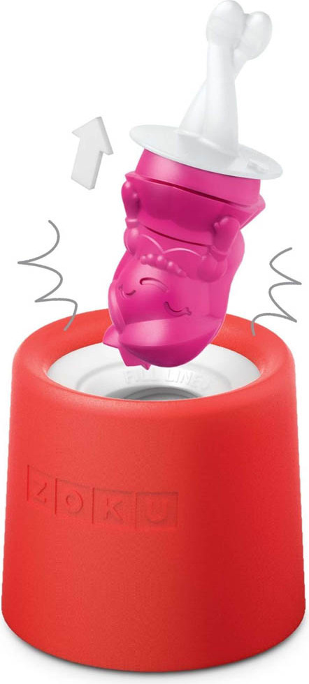 Eislutscher, Pop Maker, Prinzessin, Polypropylen/Silikon, BPA frei, Rot - Zoku | Animal