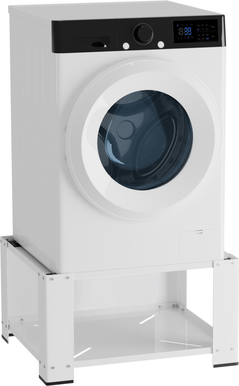 Hengda Waschmaschinen Untergestell aus Stahl bis 150kg Waschmaschinen Unterschrank Waschmaschinen Sockel für Trockner/Kühlschrank RL-HG10103-1-HDb