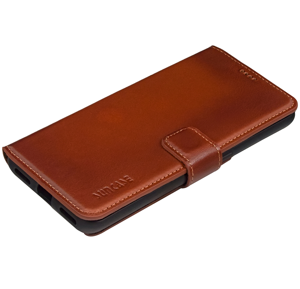 Custodia In Pelle Vera Per IPhone 6S/6 (4.7'') Stile Libro Con Portacarte - Suncase