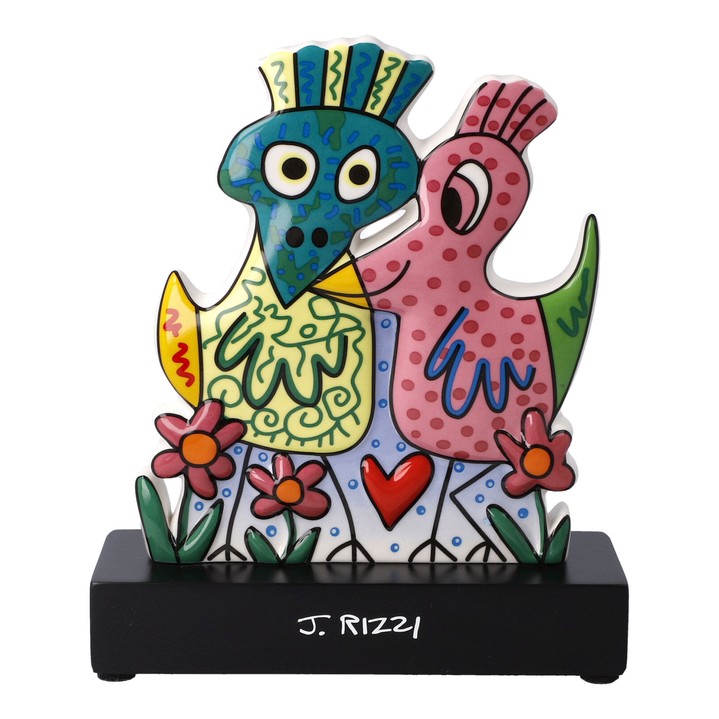 Goebel Pop Art James Rizzi 'JR P Love Birds'