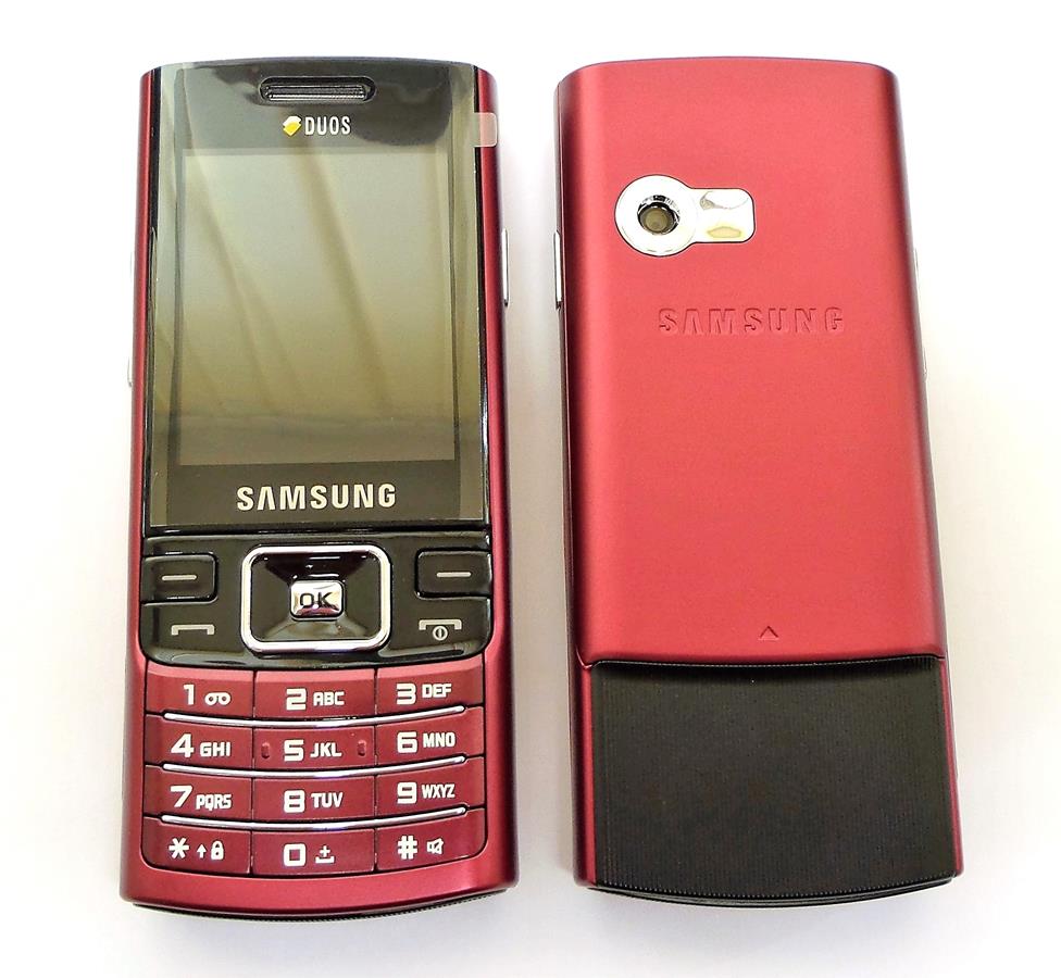 Samsung D780 Rot DualSim MP3 Radio Kamera Bluetooth microSD Tasten Handy