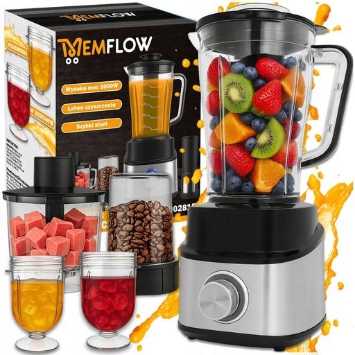 Standmixer Smoothie Mixer Eiscrusher Kuechen Blender Puerierer Shakes Kaffeemuehle Neu MEMFLOW 1000W