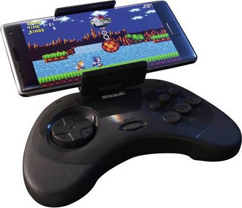 Paladone SEGA PP4549SE Android Smartphone Controller, Schwarz