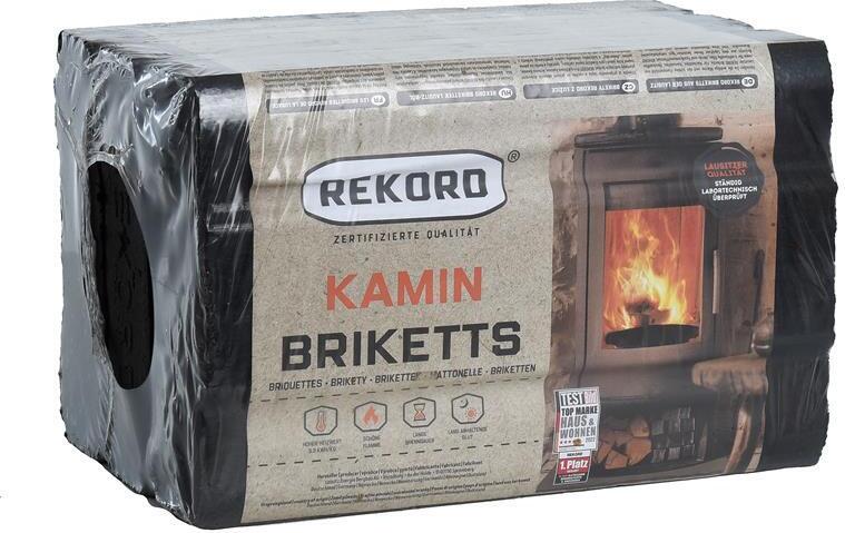 Rekord Braunkohlebriketts 10 kg Kaminbriketts 512469