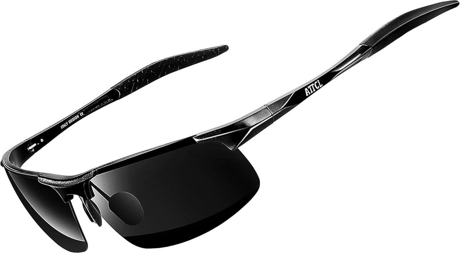 Sonstige ATTCL Herren Polarisierte Sport Sonnenbrille Al-Mg Metallrahmen Ultra Leicht
