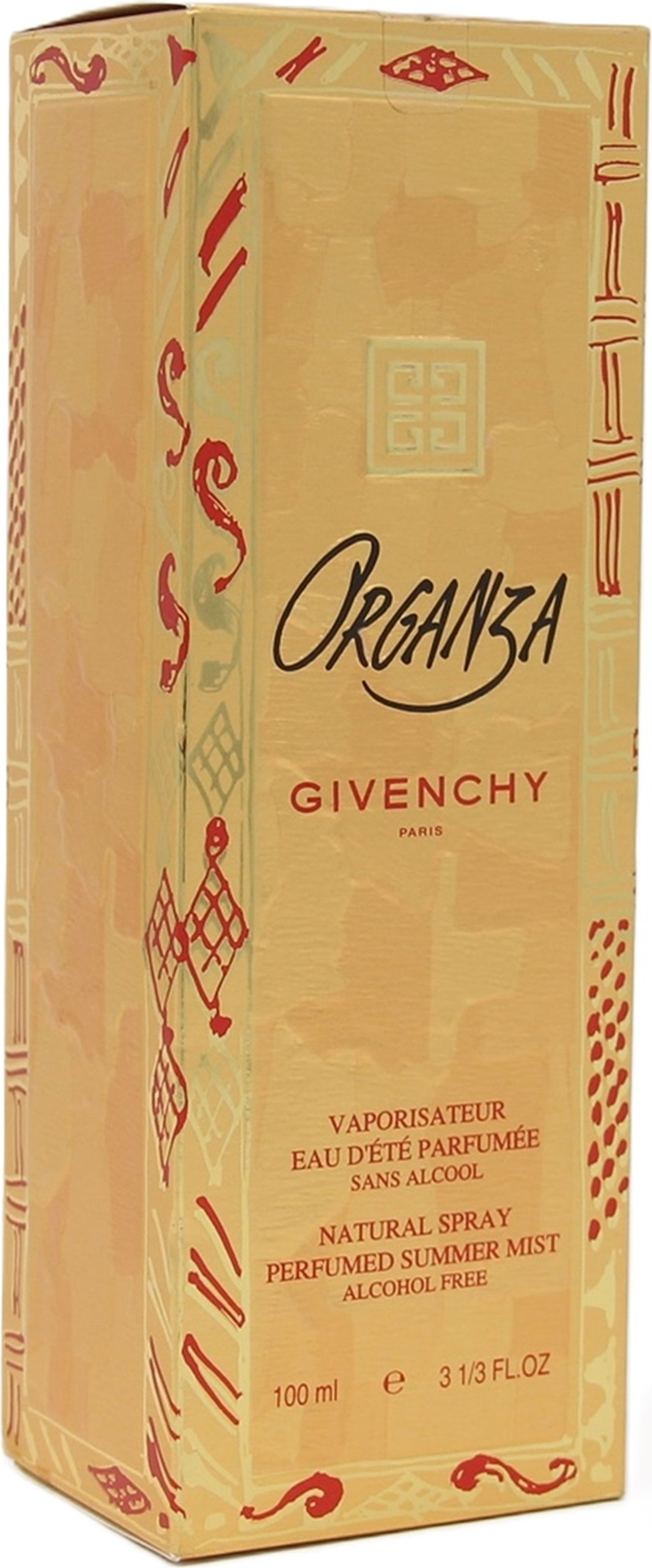 Givenchy Organza Eau d'ete Parfumee Spray 100 ml bez alkoholu Vintage