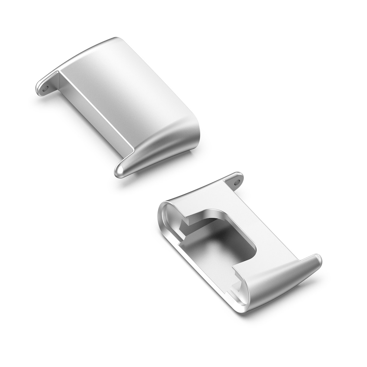Pre Xiaomi Mi Band 7 Kovový náramok Hodinky Adaptér Príslušenstvo Strieborný Smart Watch Príslušenstvo Náramkové hodinky Kovový konektor