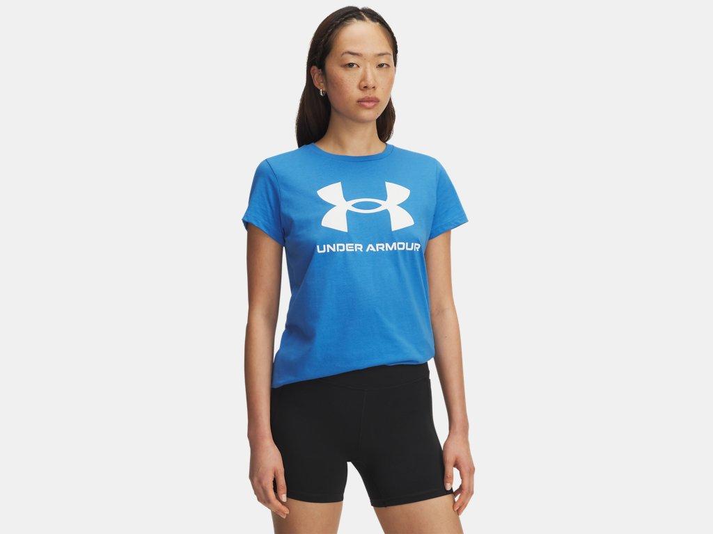 T-Shirt Under Armour Logo Damen Senior L blau/weiss UA1356305_402#L