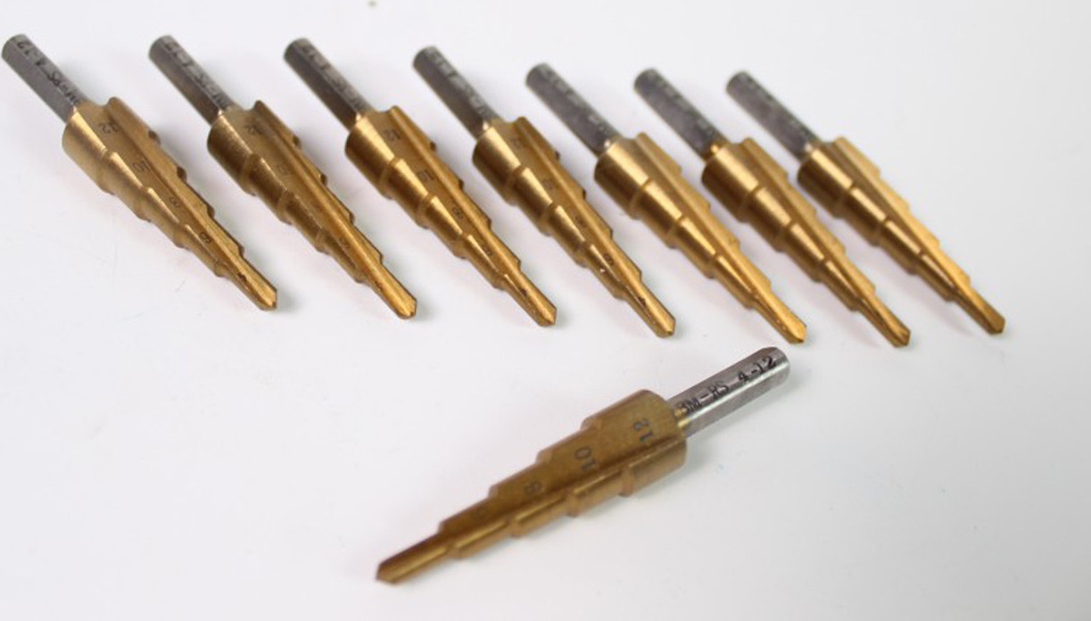 MAW 8 x HSS TIN Stufenbohrer Metallbohrer Bohren… 3489