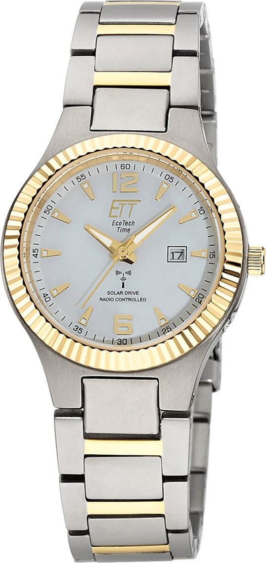 ETT ELT-11672-12M Damen Funk-Solaruhr Everest Lady Zweifarbig