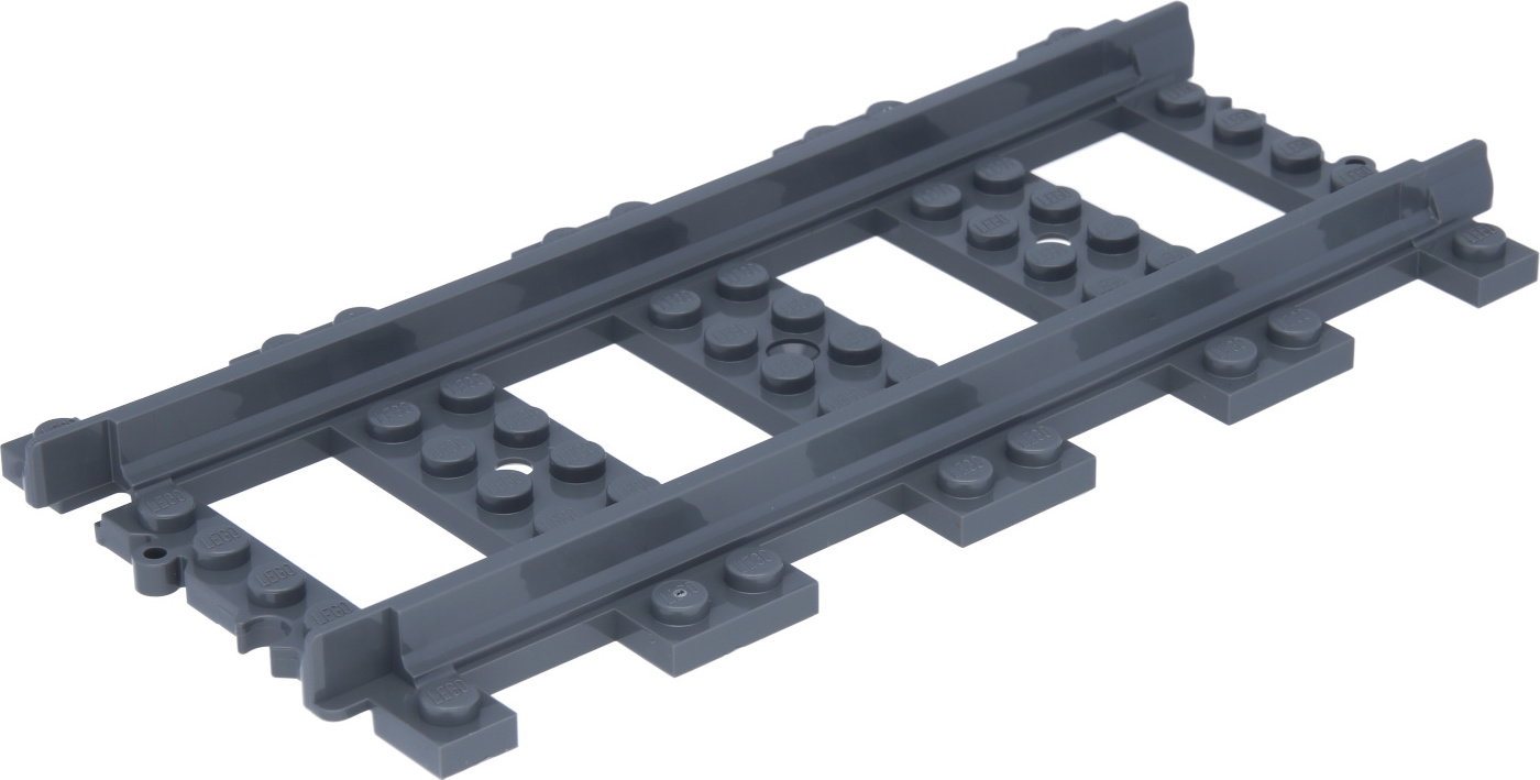 LEGO® City Železničné koľaje rovné tmavosivé - 53401 NOVINKA! Množstvo 10x