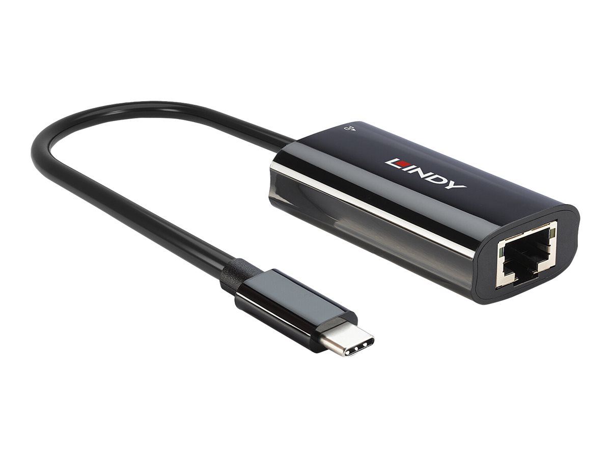Lindy Netzwerkadapter - USB-C 3.2 Gen 1 - Gigabit Ethernet x 1 + USB (nur Spannungsversorgung)