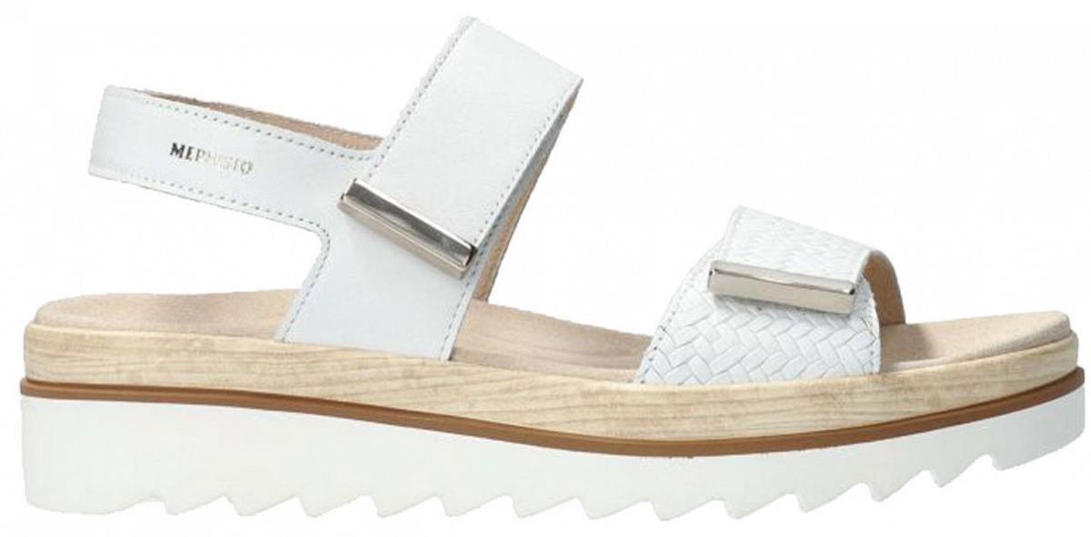 Mephisto Dominica Damen Sandale in Gr. 42 Dominica White