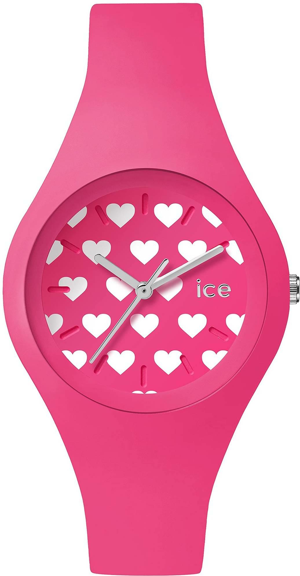 Ice Watch Ice-Watch - ICE love Pink Heart - Women's wristwatch with silicon strap - 001479 (Small) DJ-0116763