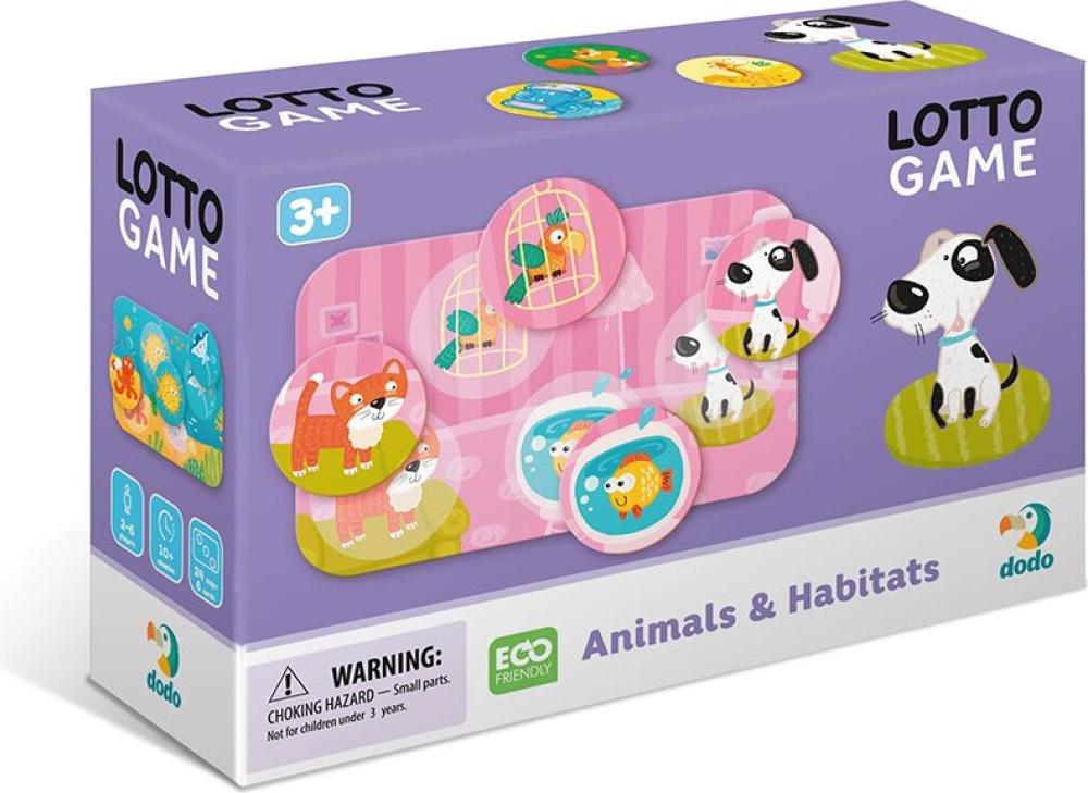 Dodo Toys DODO Lottotiere und ihre Behausungen