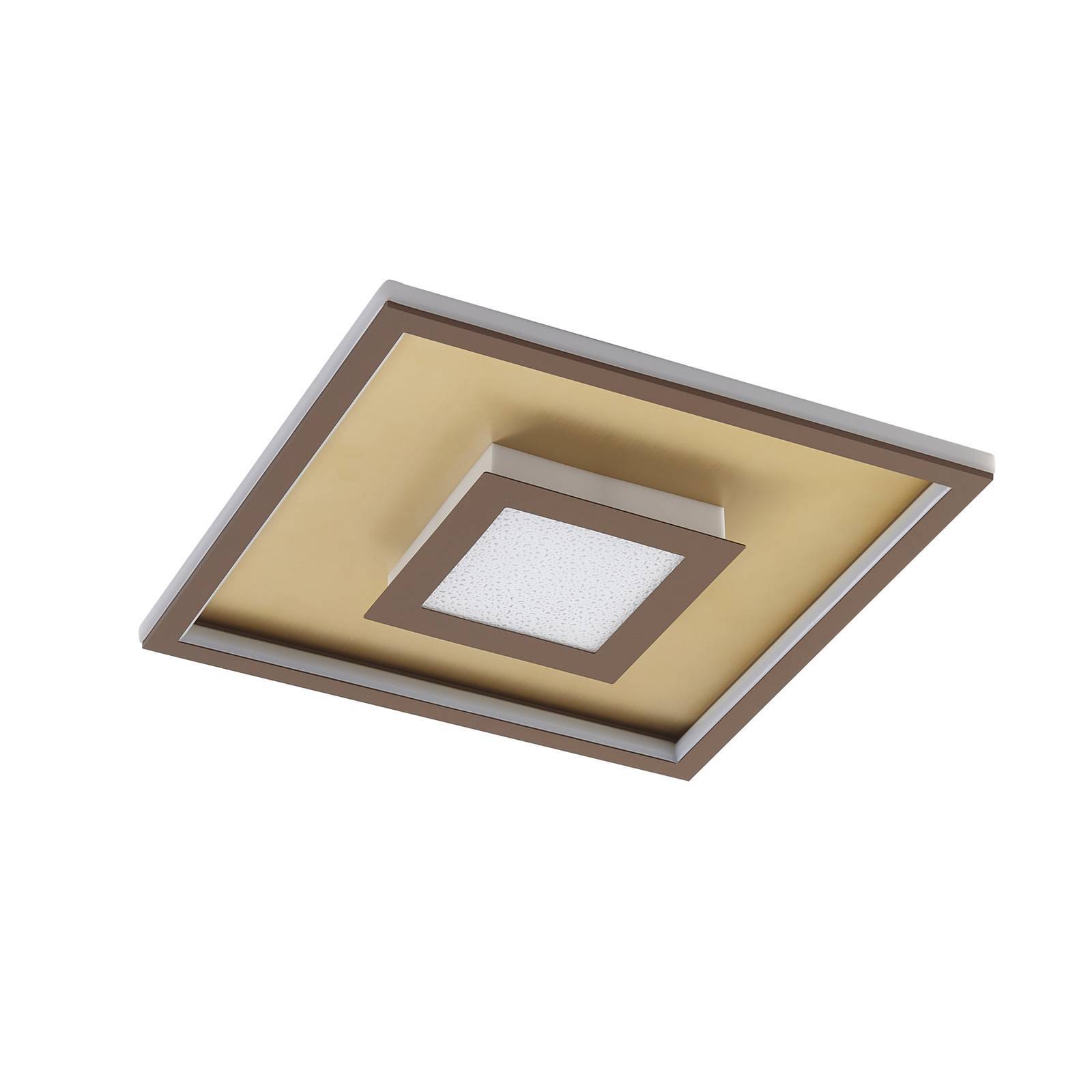 Lindby Pekela LED-Deckenlampe, eckig, 40 cm 10008789