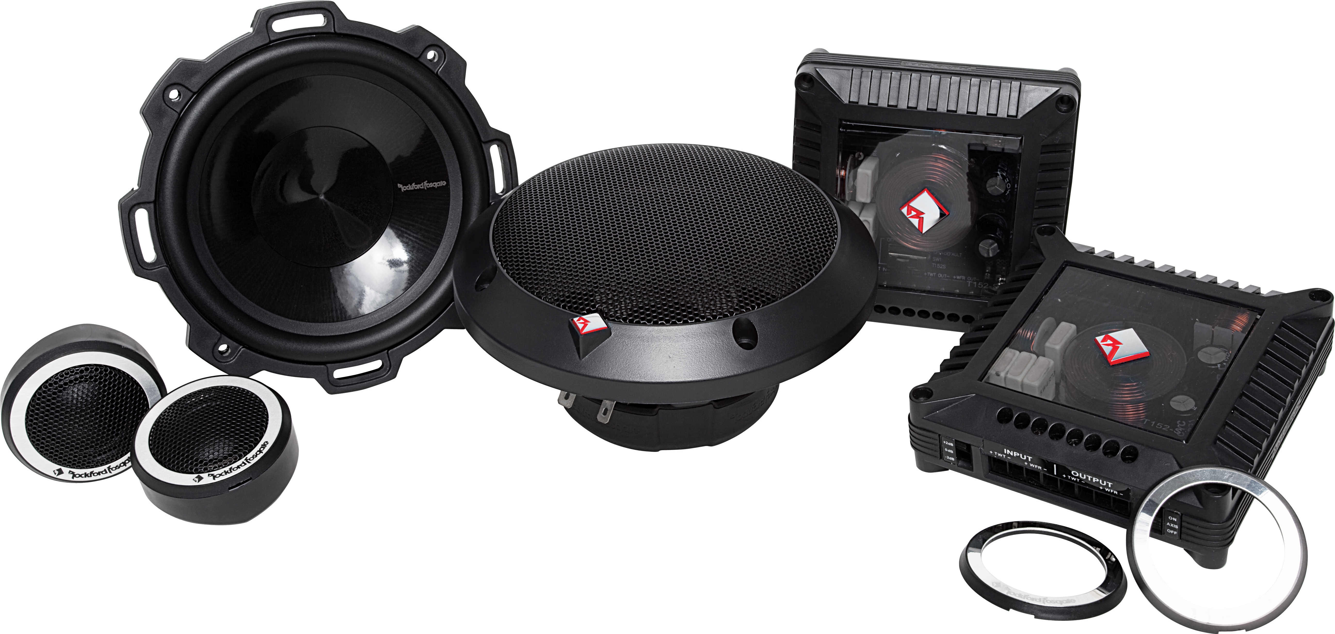 Rockford Fosgate Rockford T152-S, 2-Wege, 150 W, 75 W, 4 Ohm, 87 dB, 3500 Hz