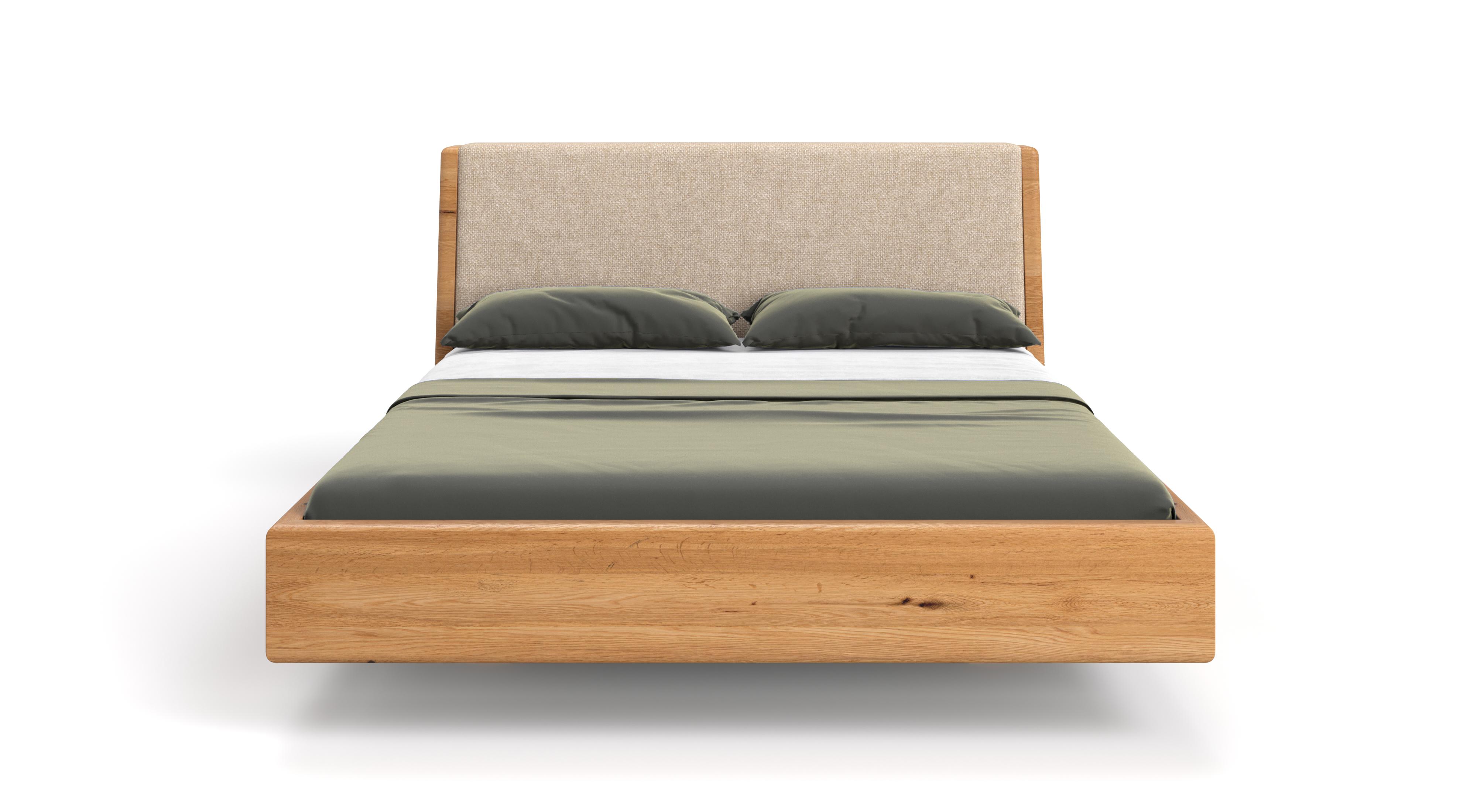 Danzz Massivholzbett Aura-Schwebebett, 180x200 cm, Storm 06, Eiche, Loftartig DZ-LK-AUR-180X200-D-ST06