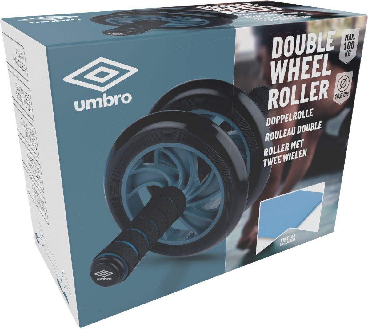 Umbro Doppel Walzen Rehabilitationsgerät blau