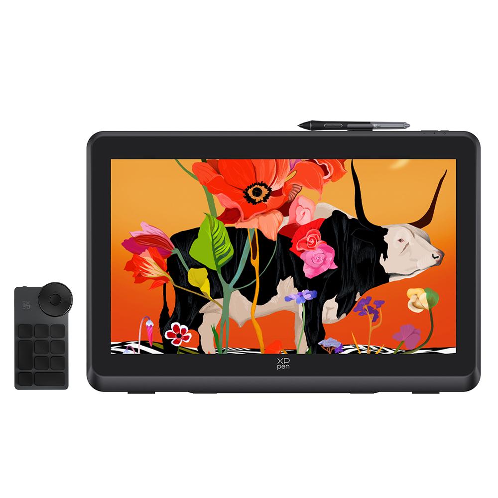 XP-Pen Artist Pro 22 (Gen 2) Grafikmonitor, 2,5K QHD 22 Zoll Display mit 16K Druckstufen X3 Pro Stift