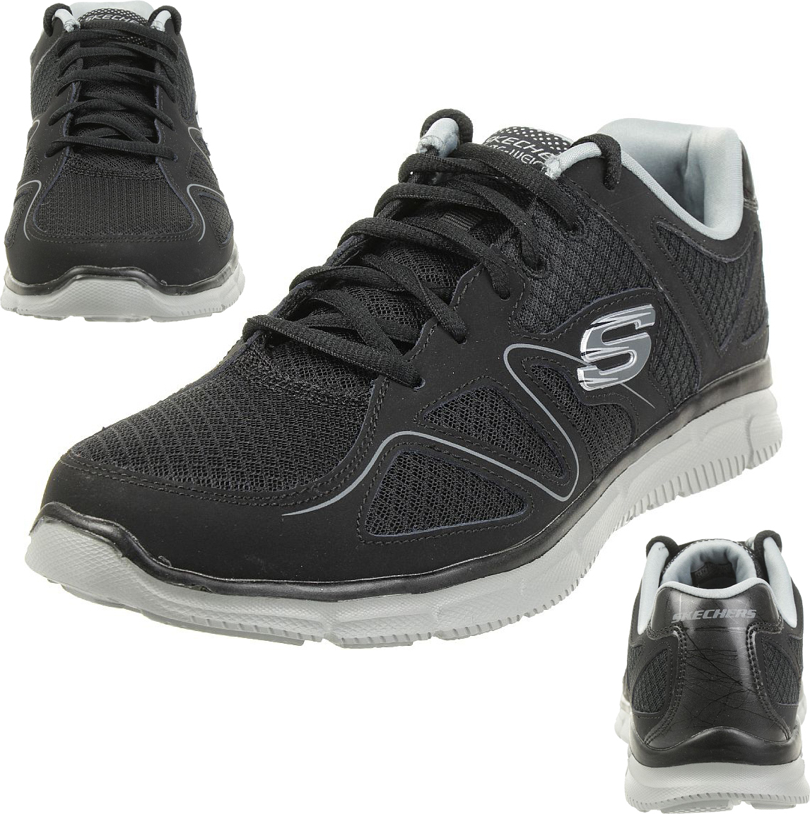 Skechers Satisfaction 58350-BKGY
