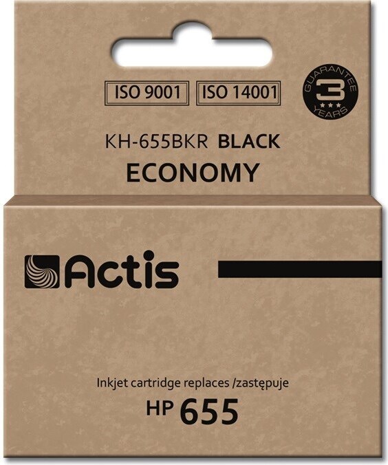Atrament Actis KH-655BKR (náhrada za HP 655 CZ109AE; štandardný; 20 ml; čierny)