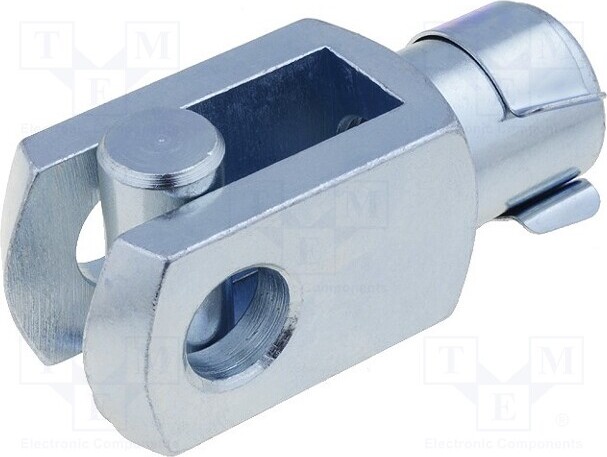 TNE 1x Gabelgelenke 1 L: 12mm GN 751-6-12-M6-B Gelenke ØÖffn: 6mm recdrehend,Innen M6 _1GH_GN751-6-12-M6-B