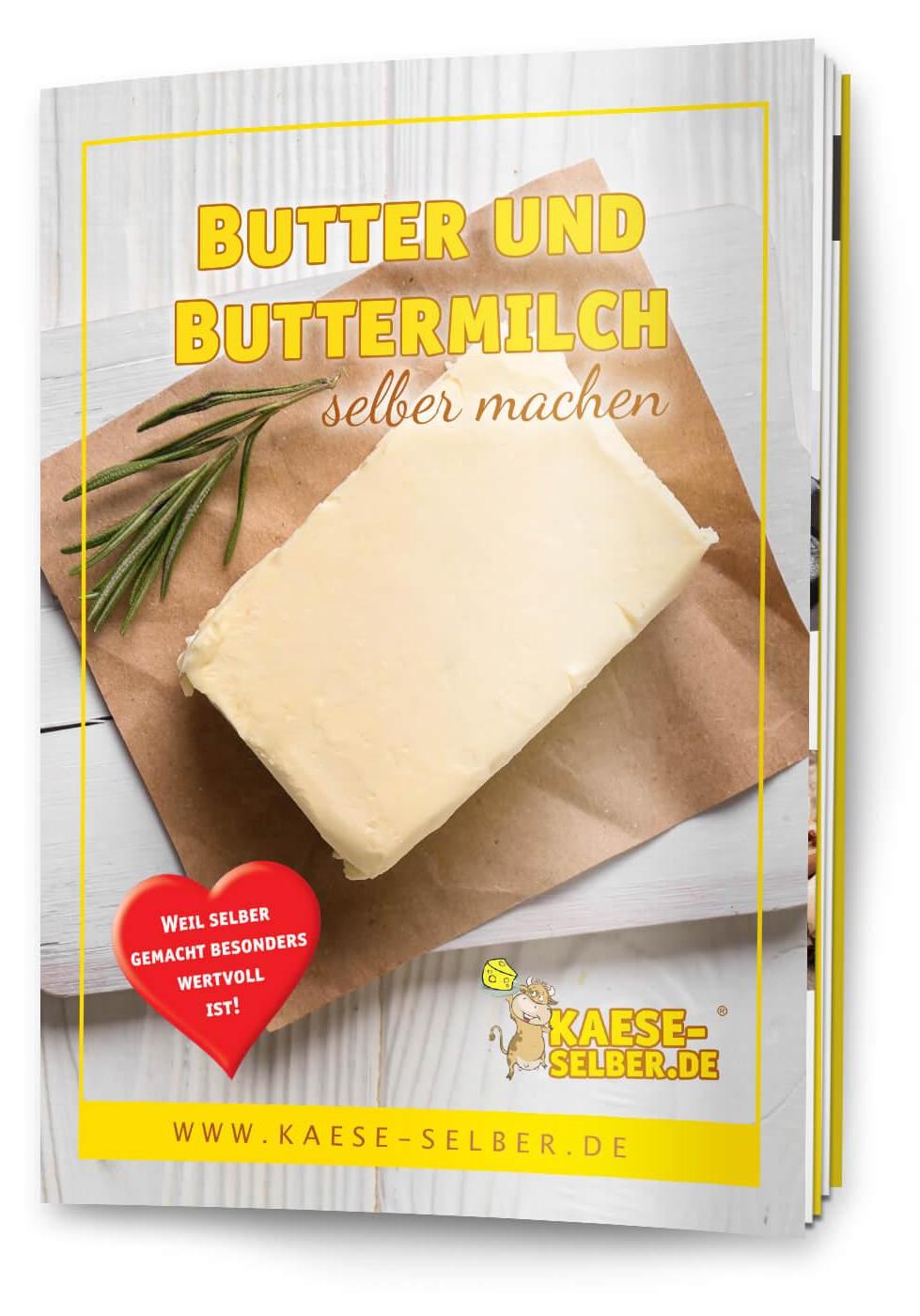 KAESE SELBER Rezeptmagazin Butter- Buttermilch selber machen DIN A5